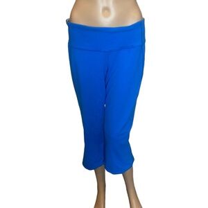 Lululemon Athletica Gather & Crow Crop Athletic Workout Yoga Leggings Sz 12 EUC